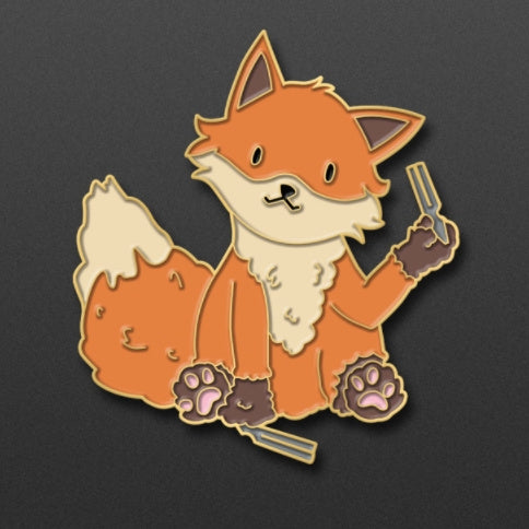 Tuning Fox Enamel Pin