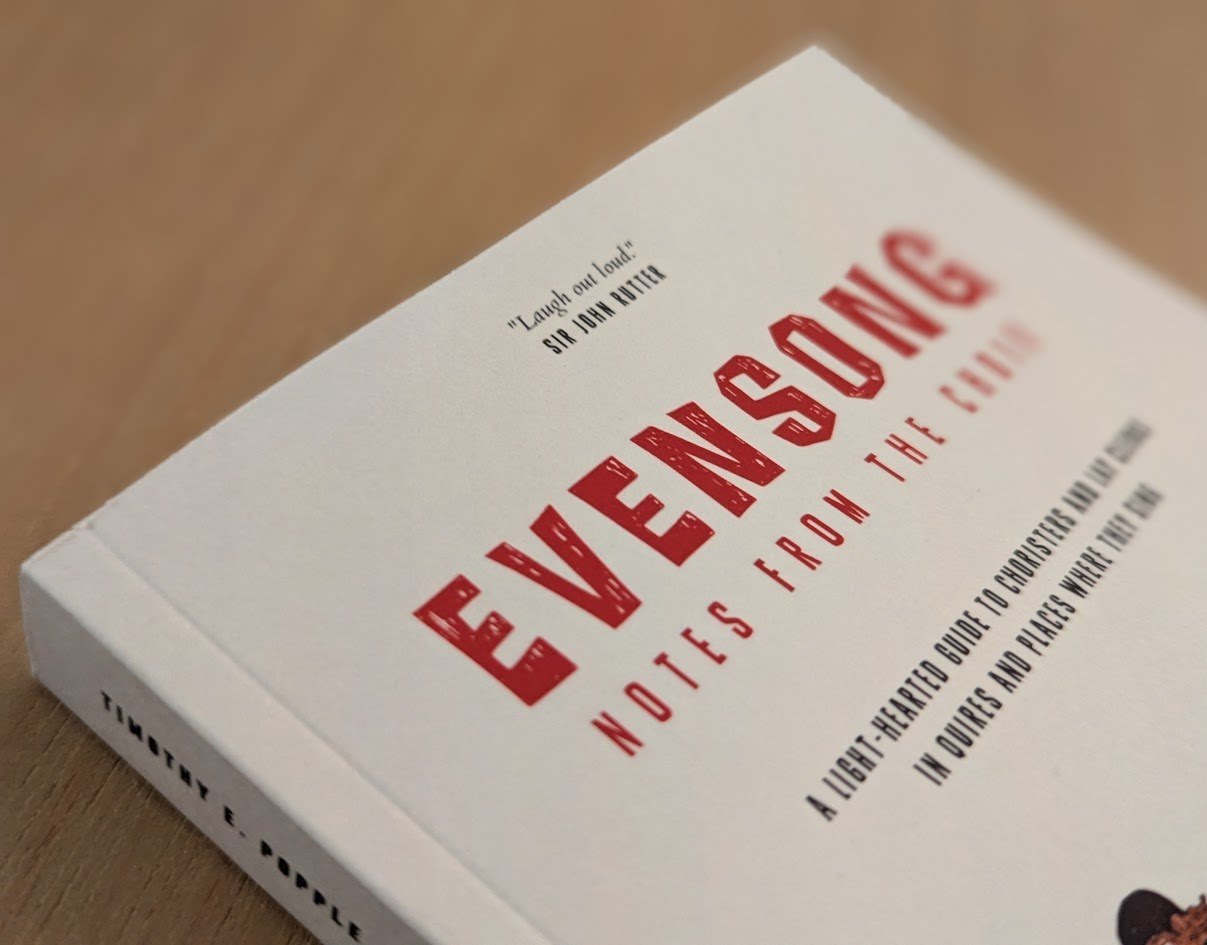Evensong - Notes from the Choir (SIGNED BY THE AUTHOR)