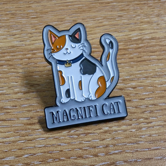 Magnifi Cat Enamel Pin