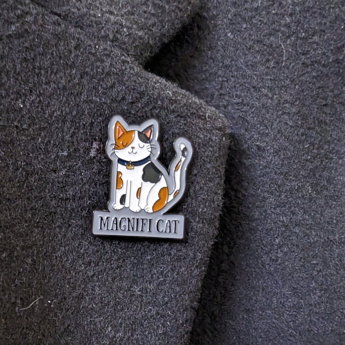 Magnifi Cat Enamel Pin