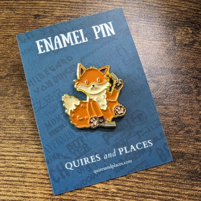 Tuning Fox Enamel Pin