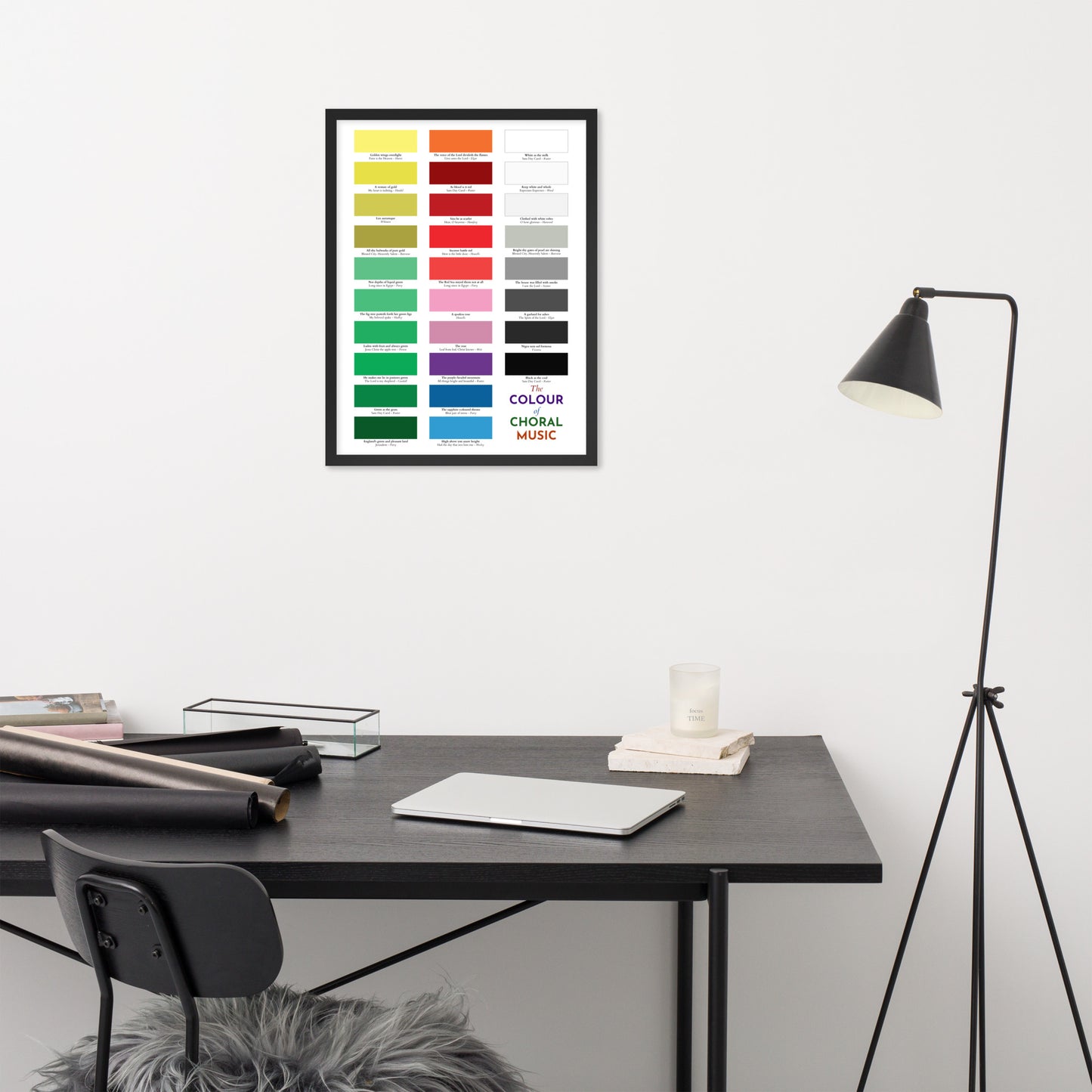 The Colour of Choral Music - Framed Poster
