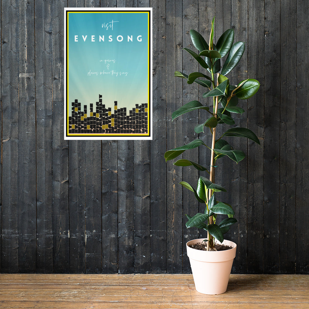 Visit Evensong Poster