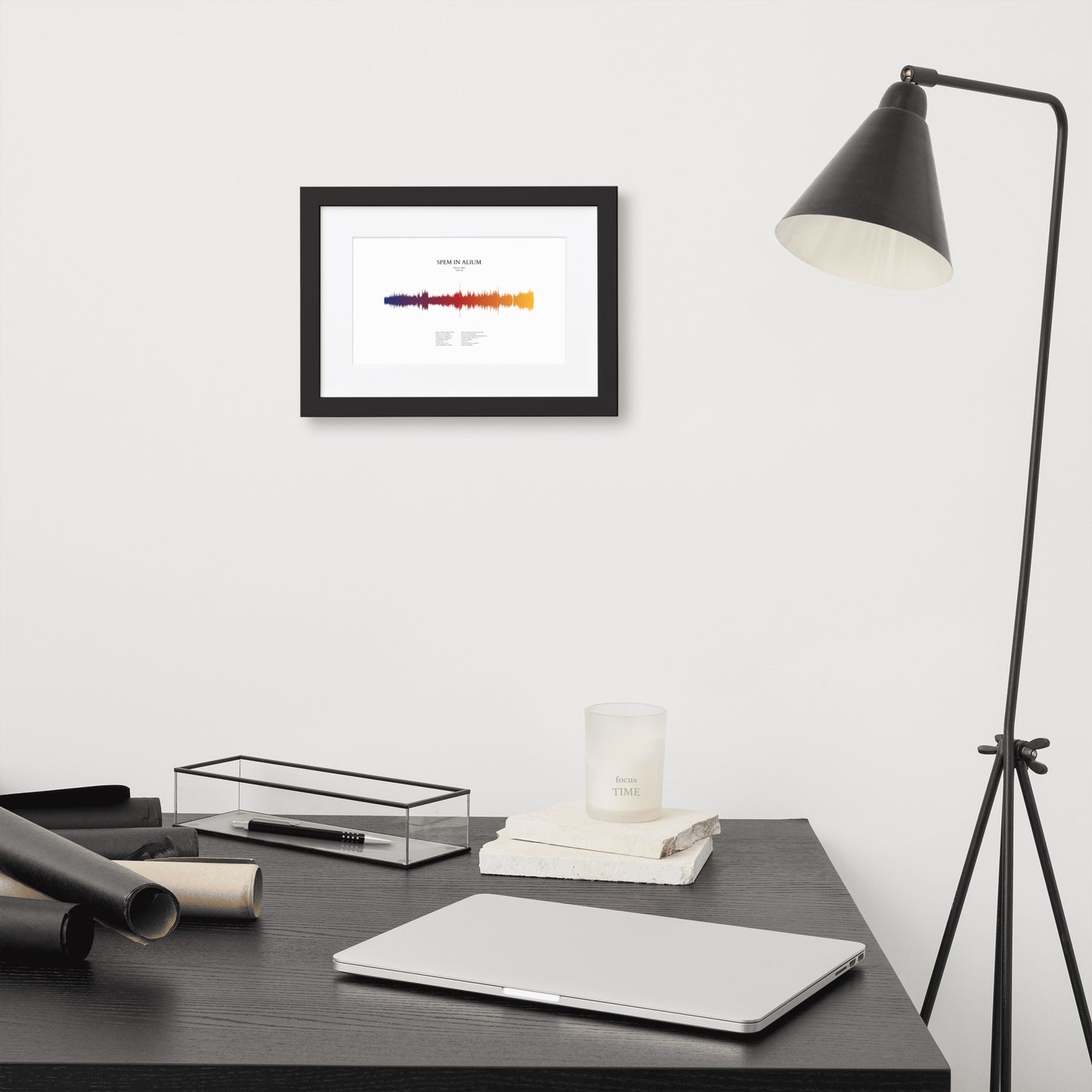 Spem in Alium - Soundwave Framed Poster