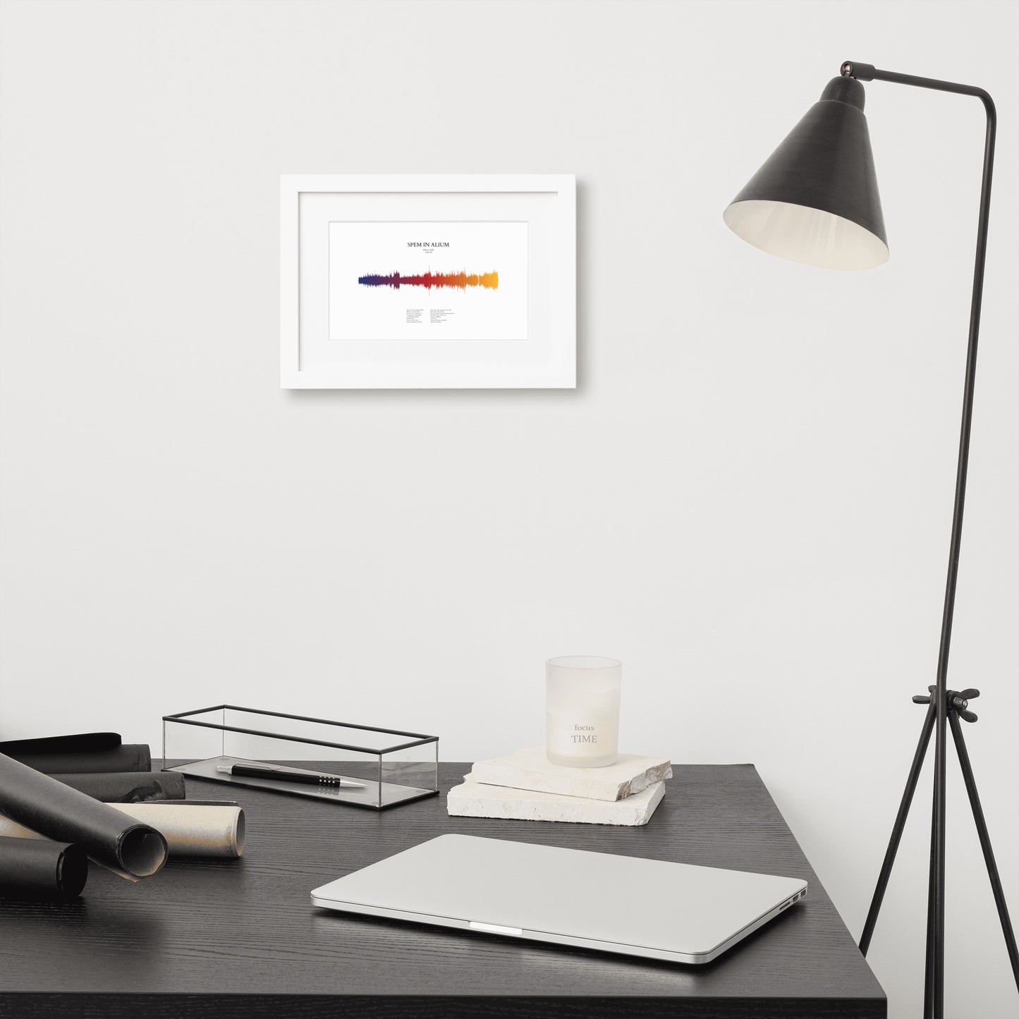 Spem in Alium - Soundwave Framed Poster