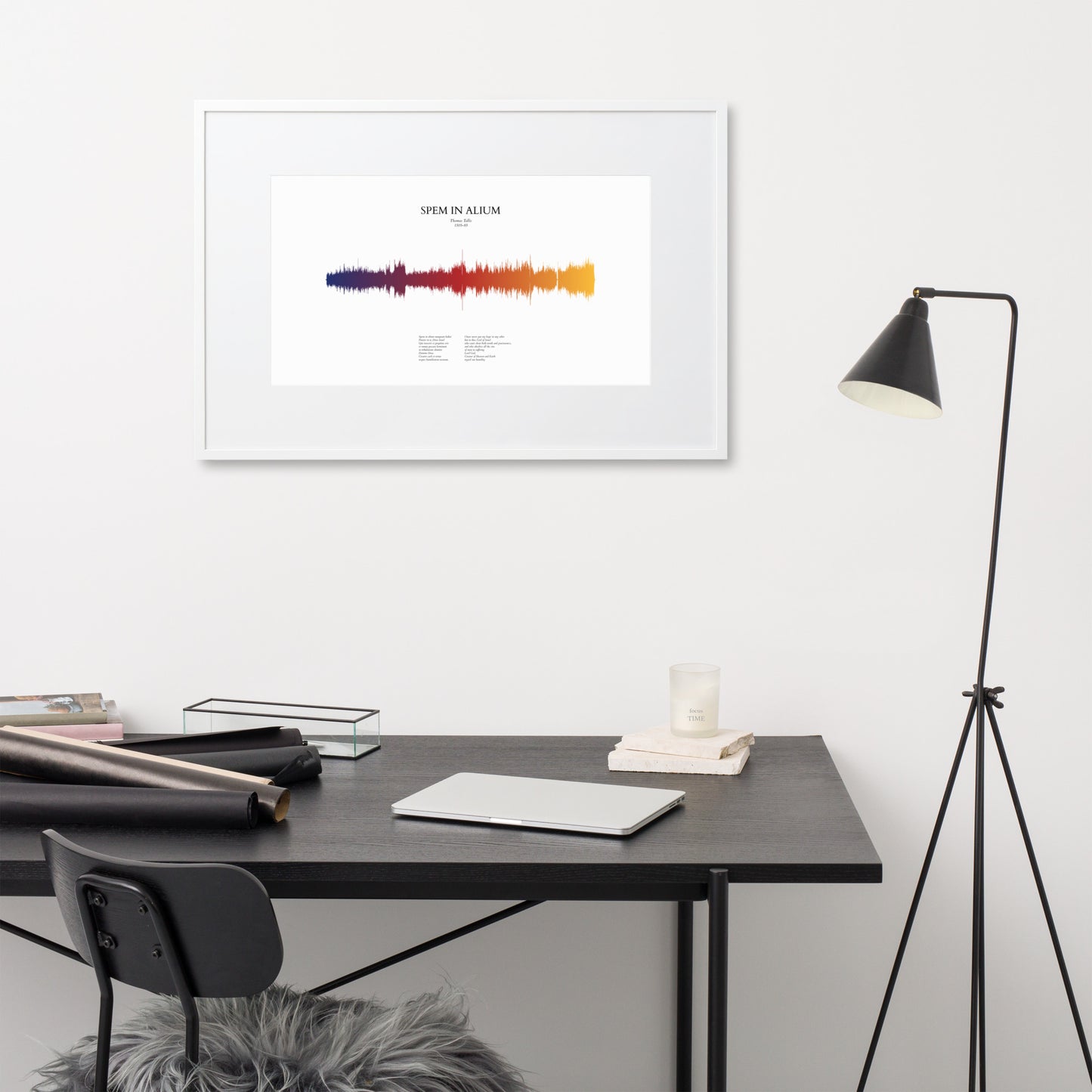 Spem in Alium - Soundwave Framed Poster