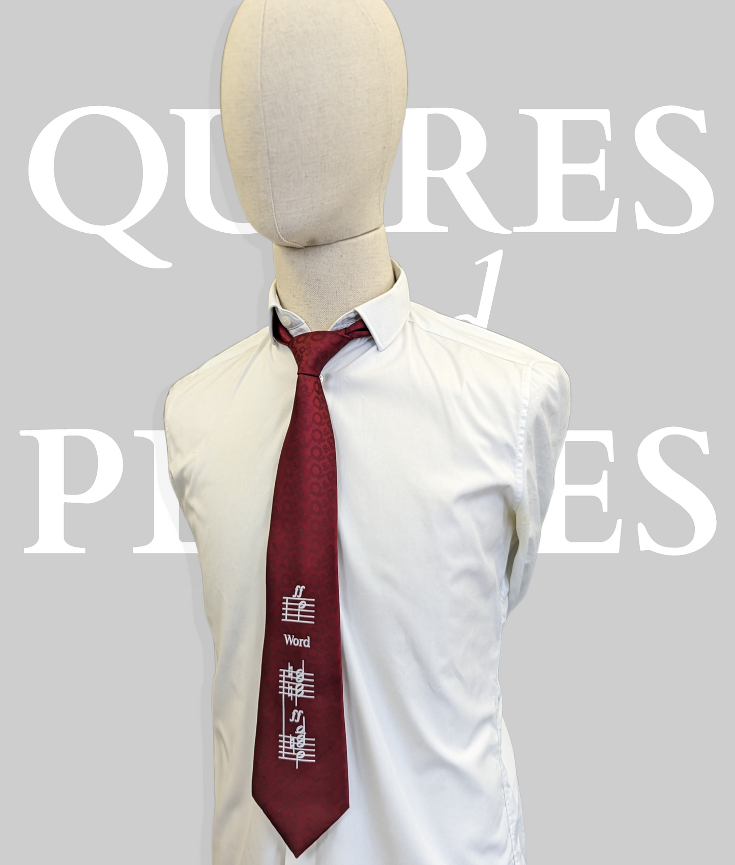 WORD Christmas Tie