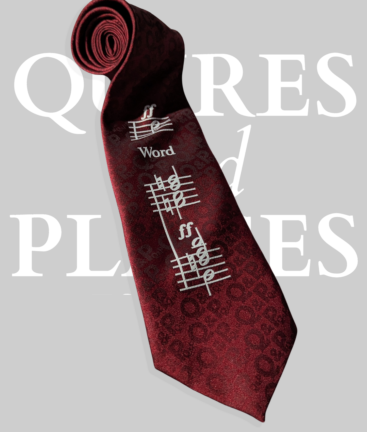 WORD Christmas Tie