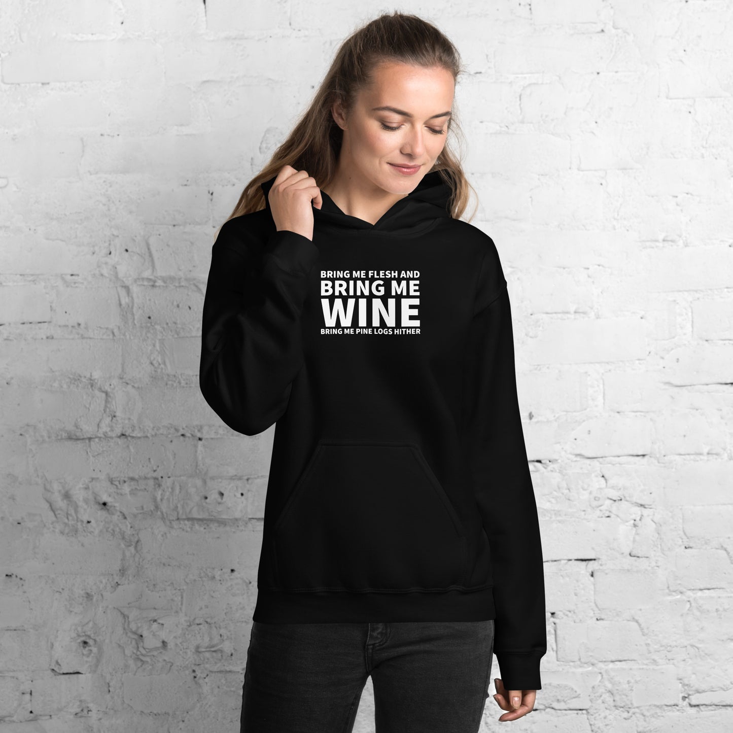 Bring me wine - Christmas Unisex Hoodie