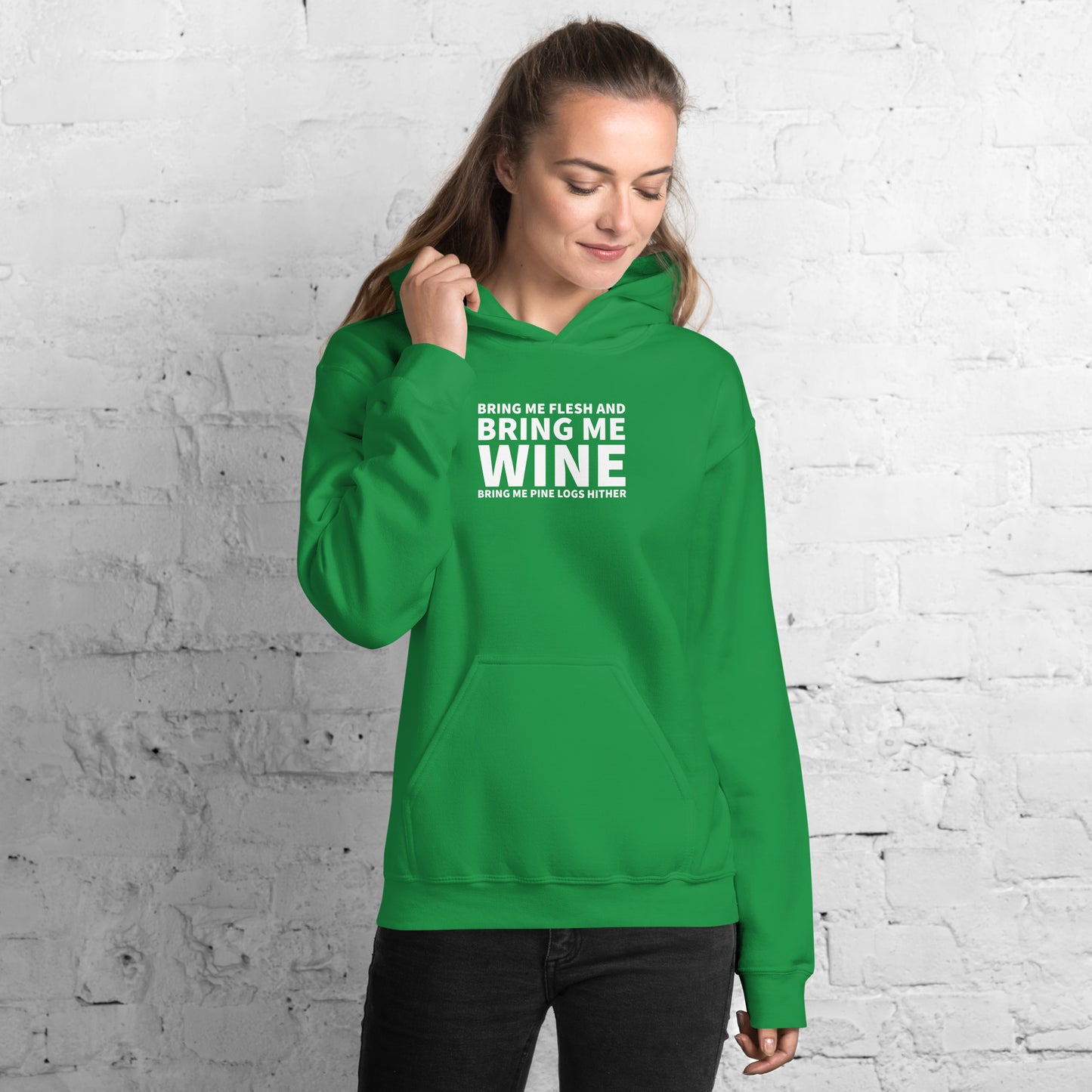 Bring me wine - Christmas Unisex Hoodie