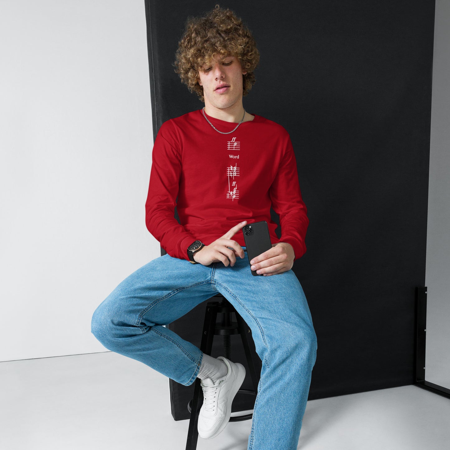 Word - Christmas Unisex Long Sleeve Tee