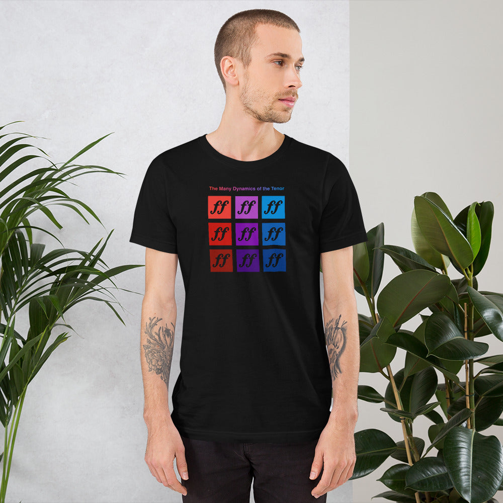 The Many Dynamics of the Tenor Unisex T-Shirt