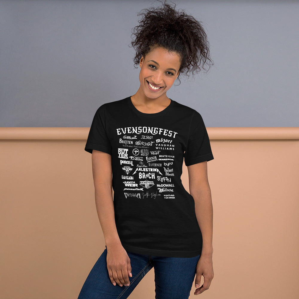EVENSONGFEST (new!) Unisex T-shirt