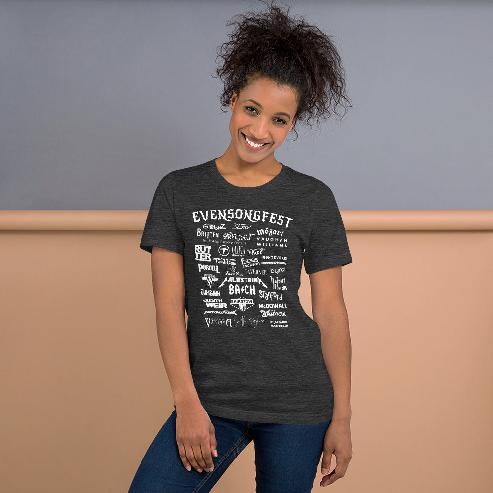 EVENSONGFEST (new!) Unisex T-shirt