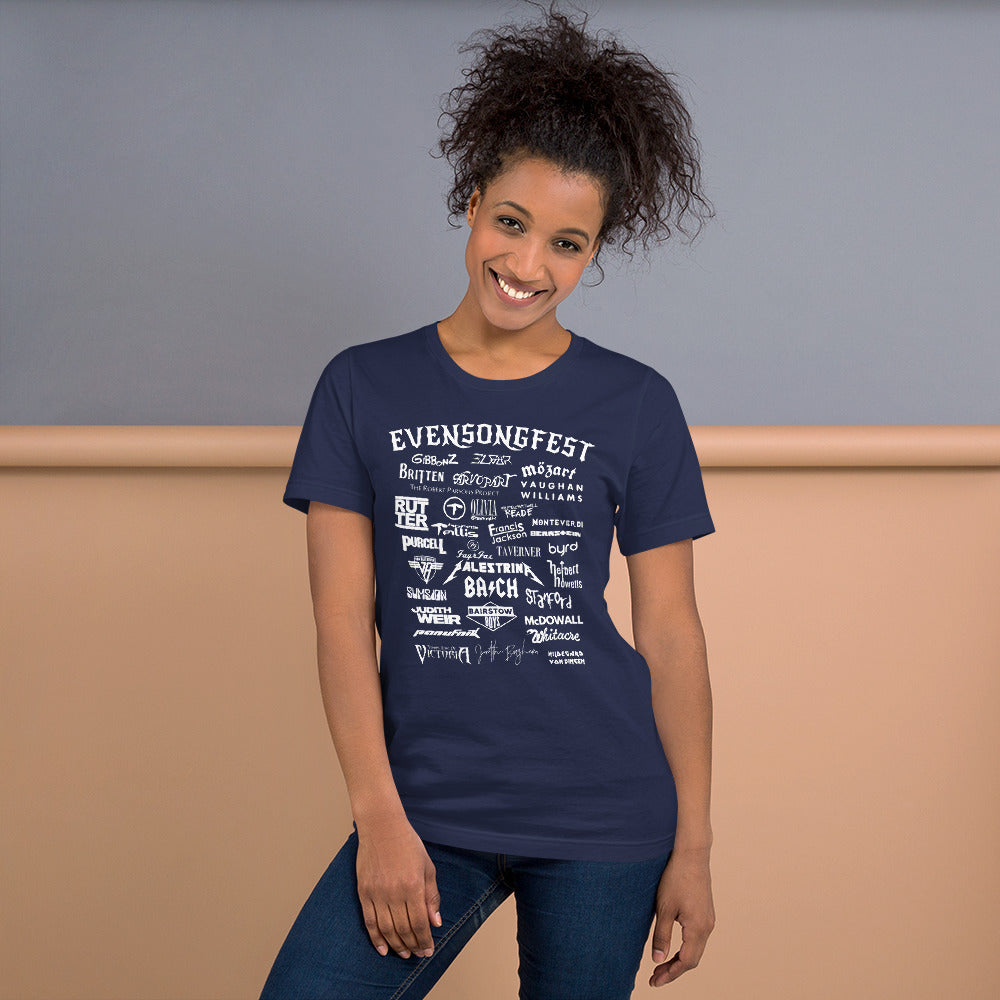 EVENSONGFEST (new!) Unisex T-shirt