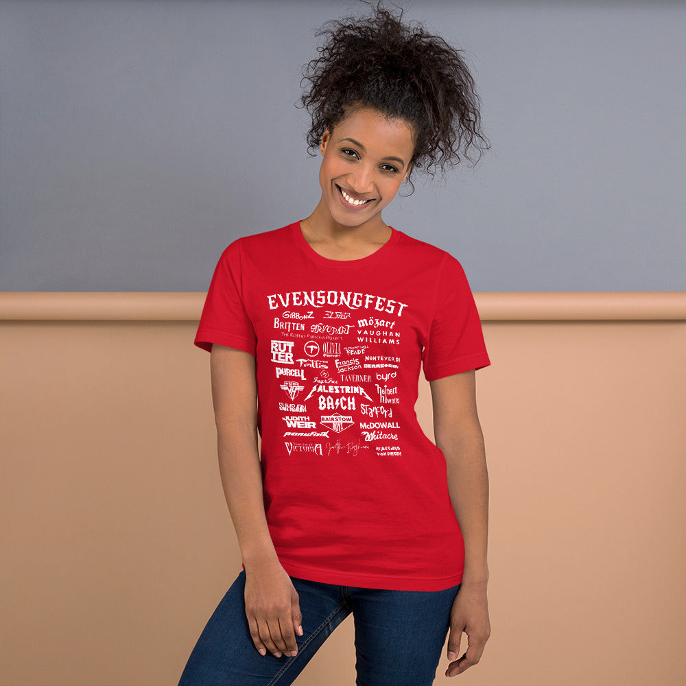 EVENSONGFEST (new!) Unisex T-shirt