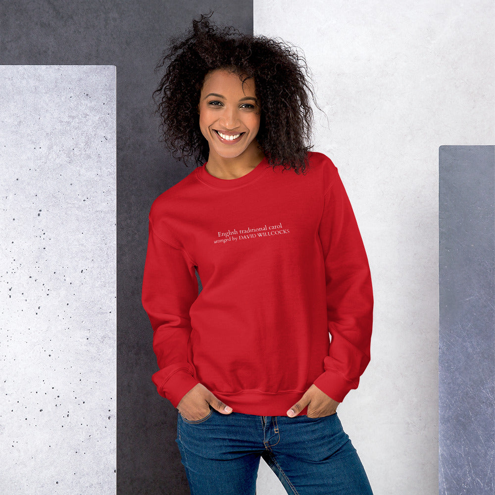 Arranged by Willcocks Unisex Sweatshirt