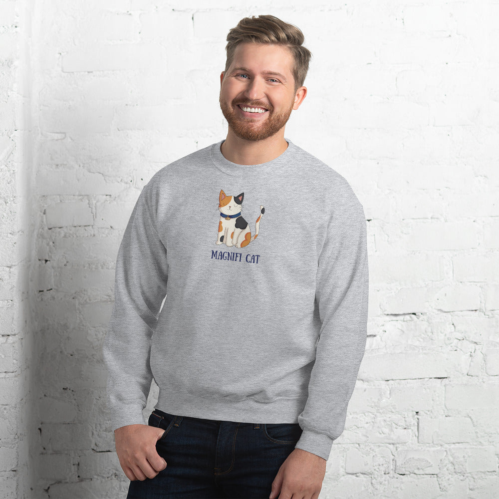 Magnifi Cat - Unisex Sweatshirt