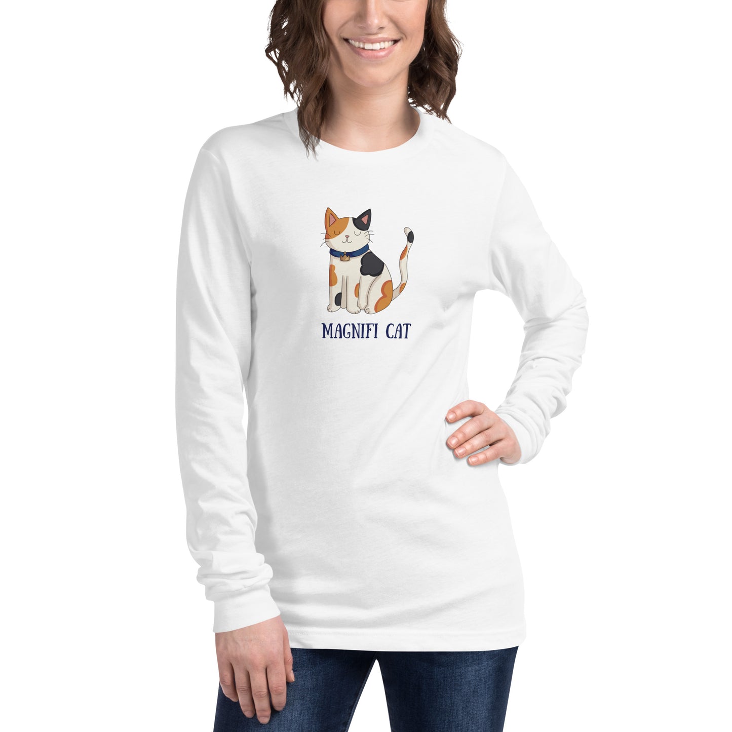 Magnifi Cat - Unisex Long Sleeve Tee