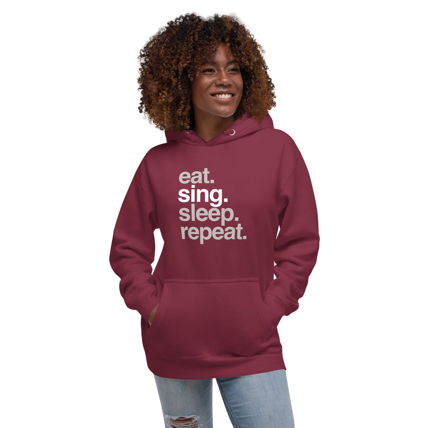 eat sing sleep repeat - Unisex Hoodie