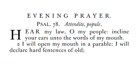 "Hear my law, O my people..."