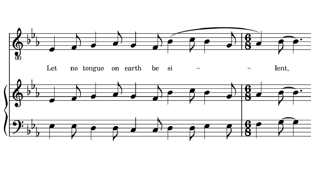 Let no tongue on earth be silent.