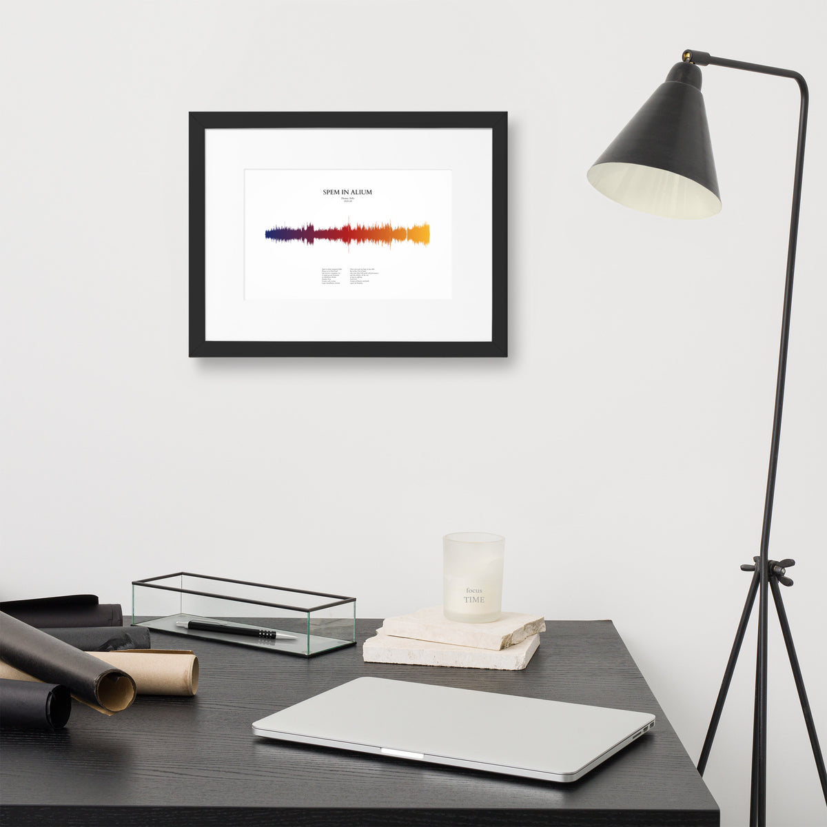Spem in Alium - Soundwave Framed Poster