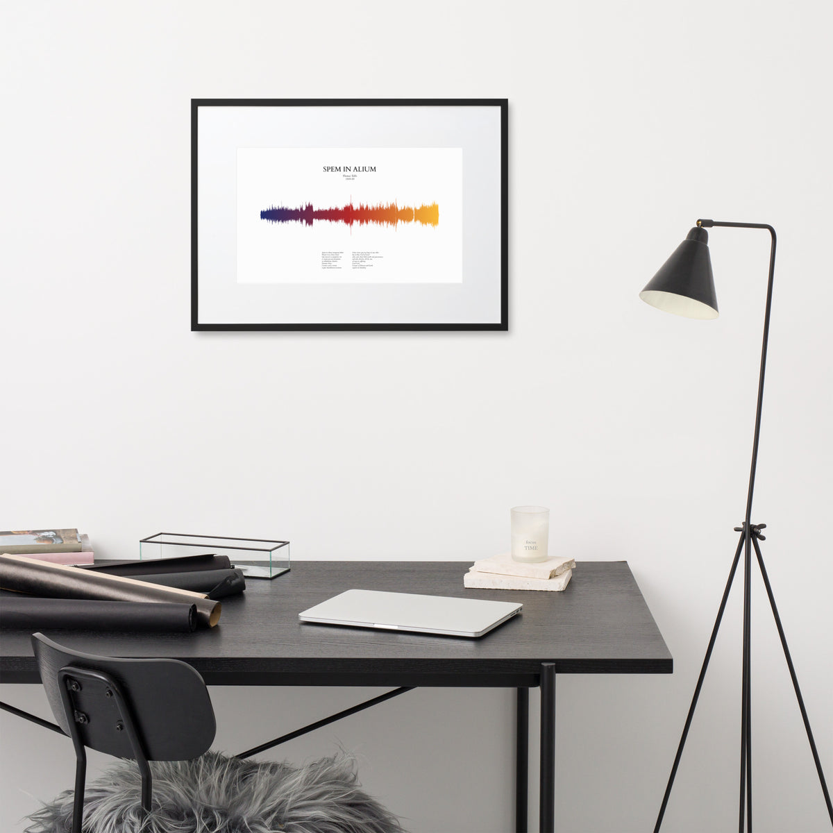 Spem in Alium - Soundwave Framed Poster