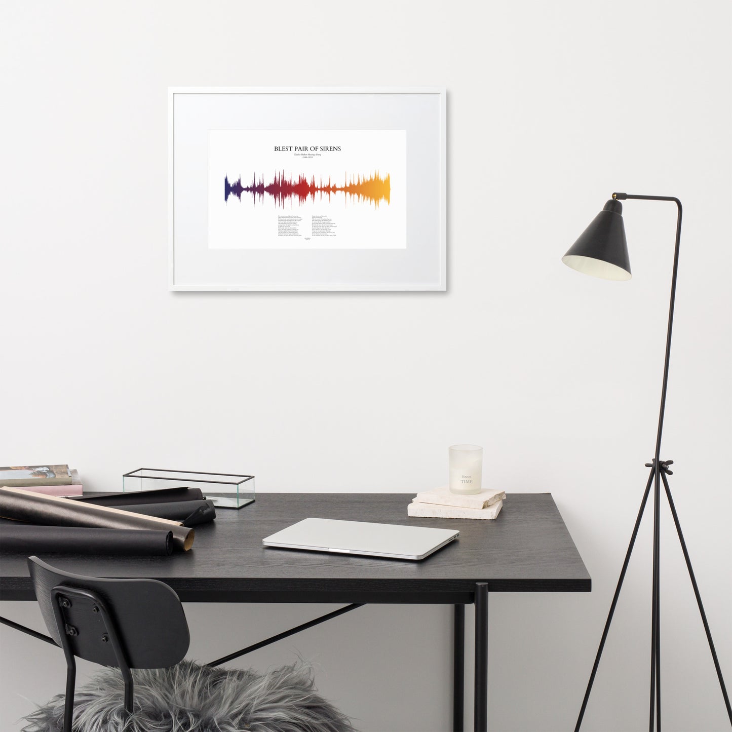 Blest Pair of Sirens - Soundwave Framed Poster