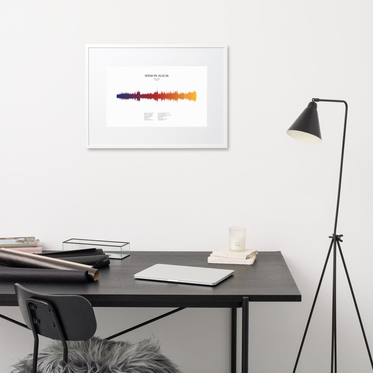 Spem in Alium - Soundwave Framed Poster