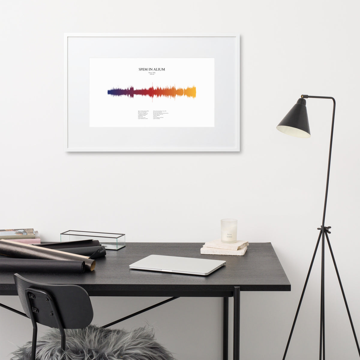 Spem in Alium - Soundwave Framed Poster