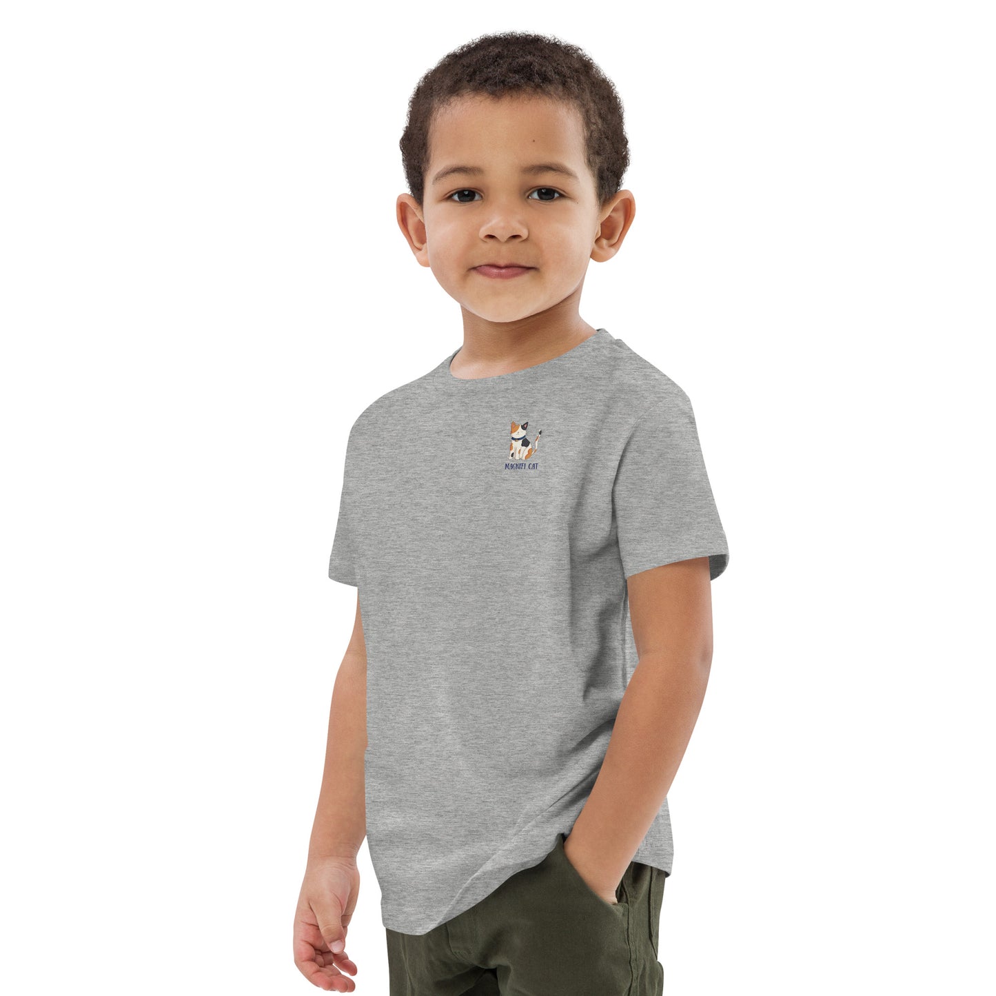 Magnifi Cat - Kids T-shirt (Pocket)