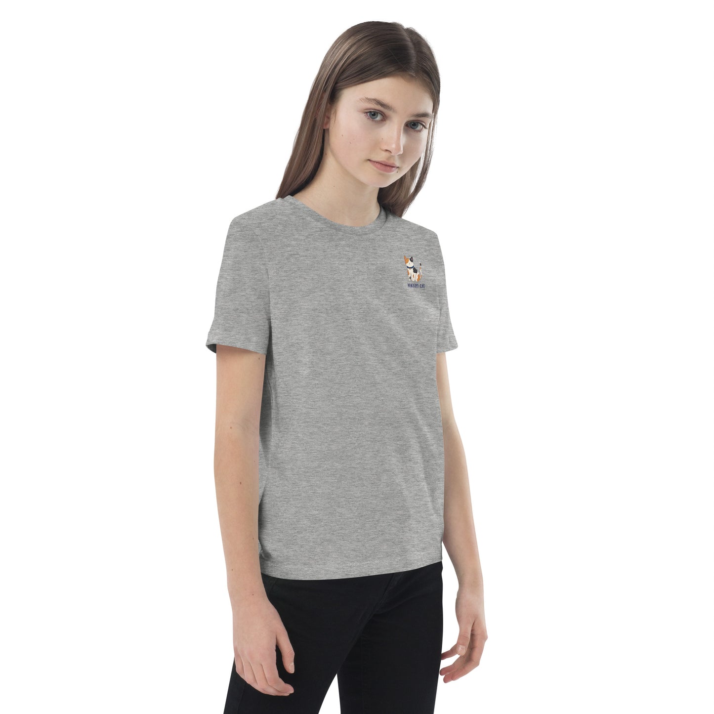 Magnifi Cat - Kids T-shirt (Pocket)