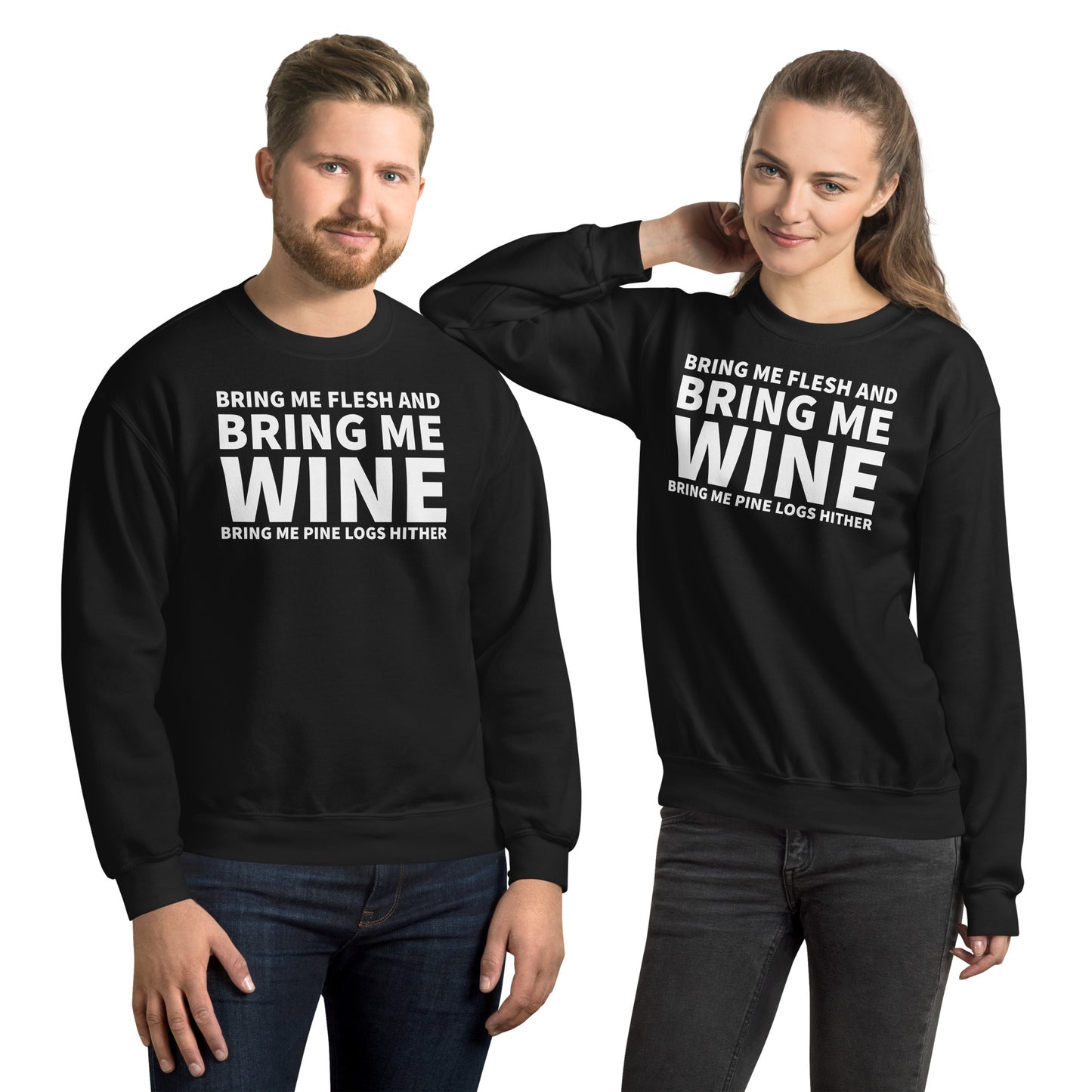Bring Me Wine - Christmas Unisex Sweatshirt