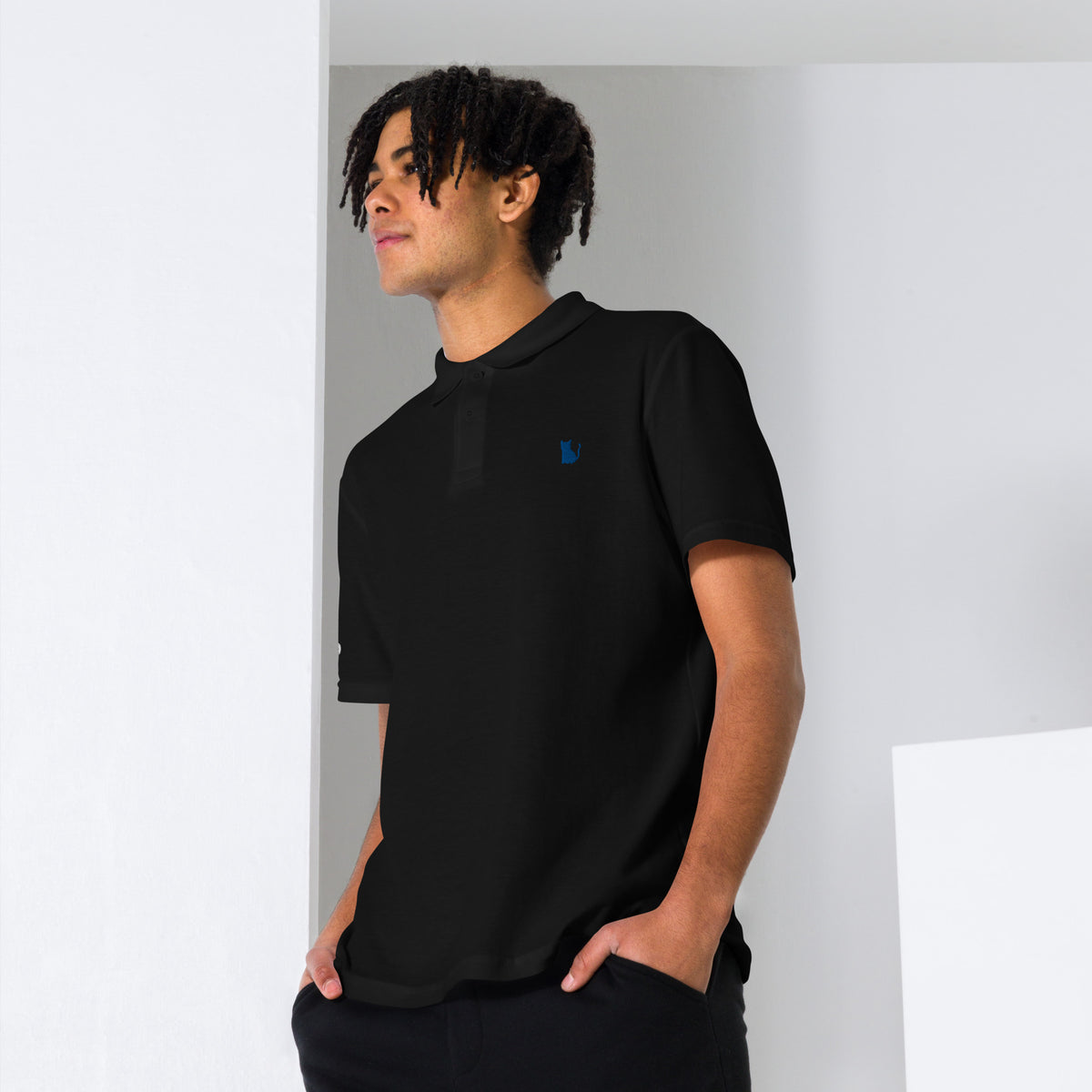 Magnifi Cat Silhouette - Unisex Polo Shirt (Signature Collection)