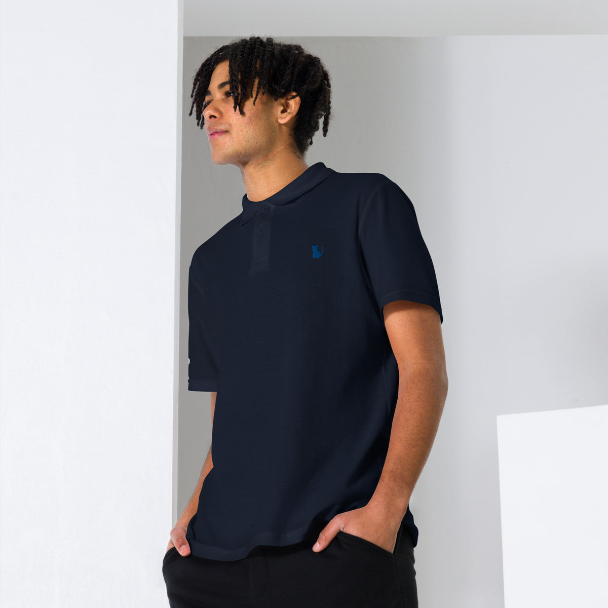 Magnifi Cat Silhouette - Unisex Polo Shirt (Signature Collection)