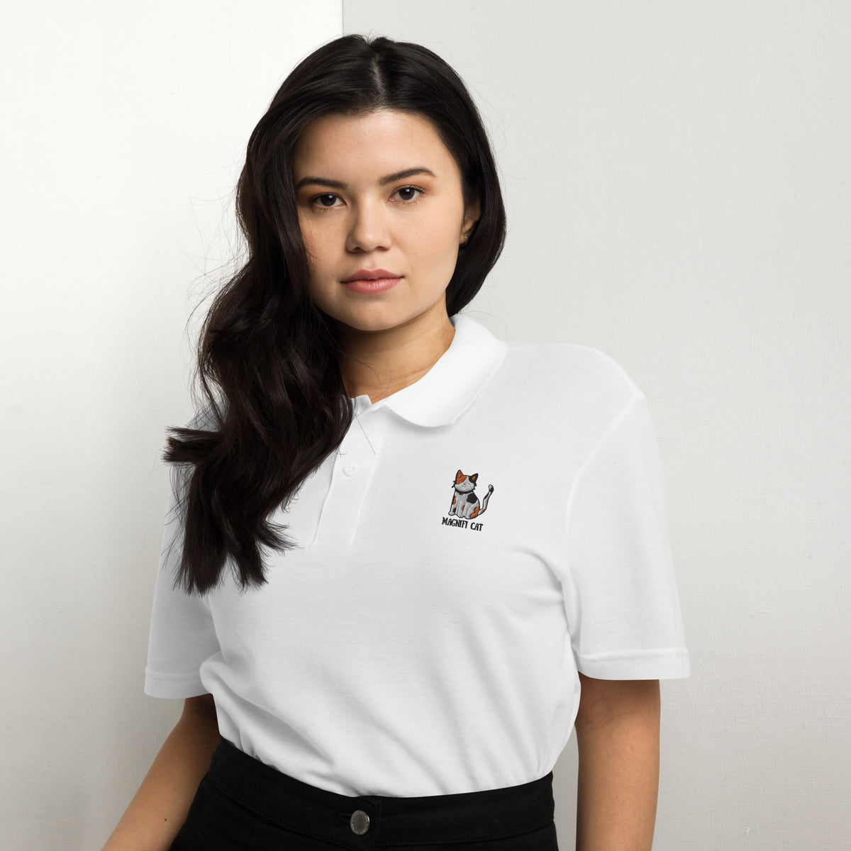 Magnifi Cat Unisex Polo Shirt (Signature Collection)