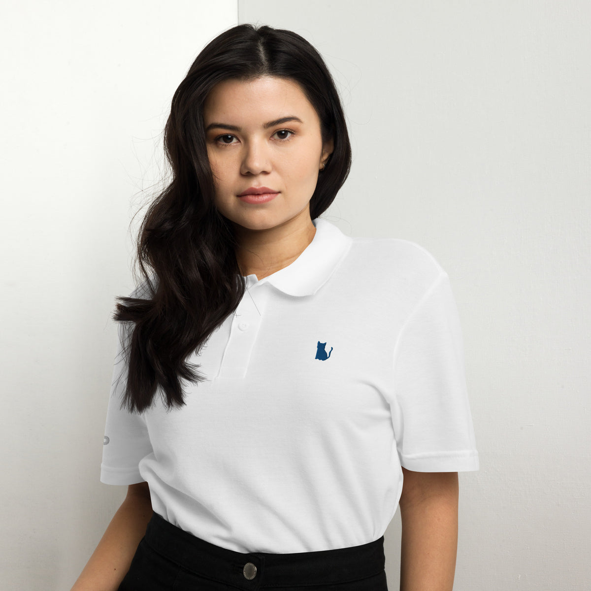 Magnifi Cat Silhouette - Unisex Polo Shirt (Signature Collection)