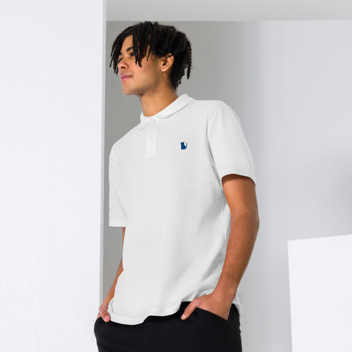 Magnifi Cat Silhouette - Unisex Polo Shirt (Signature Collection)