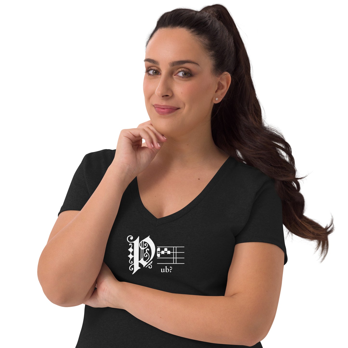 Pub? Women's V-neck T-Shirt