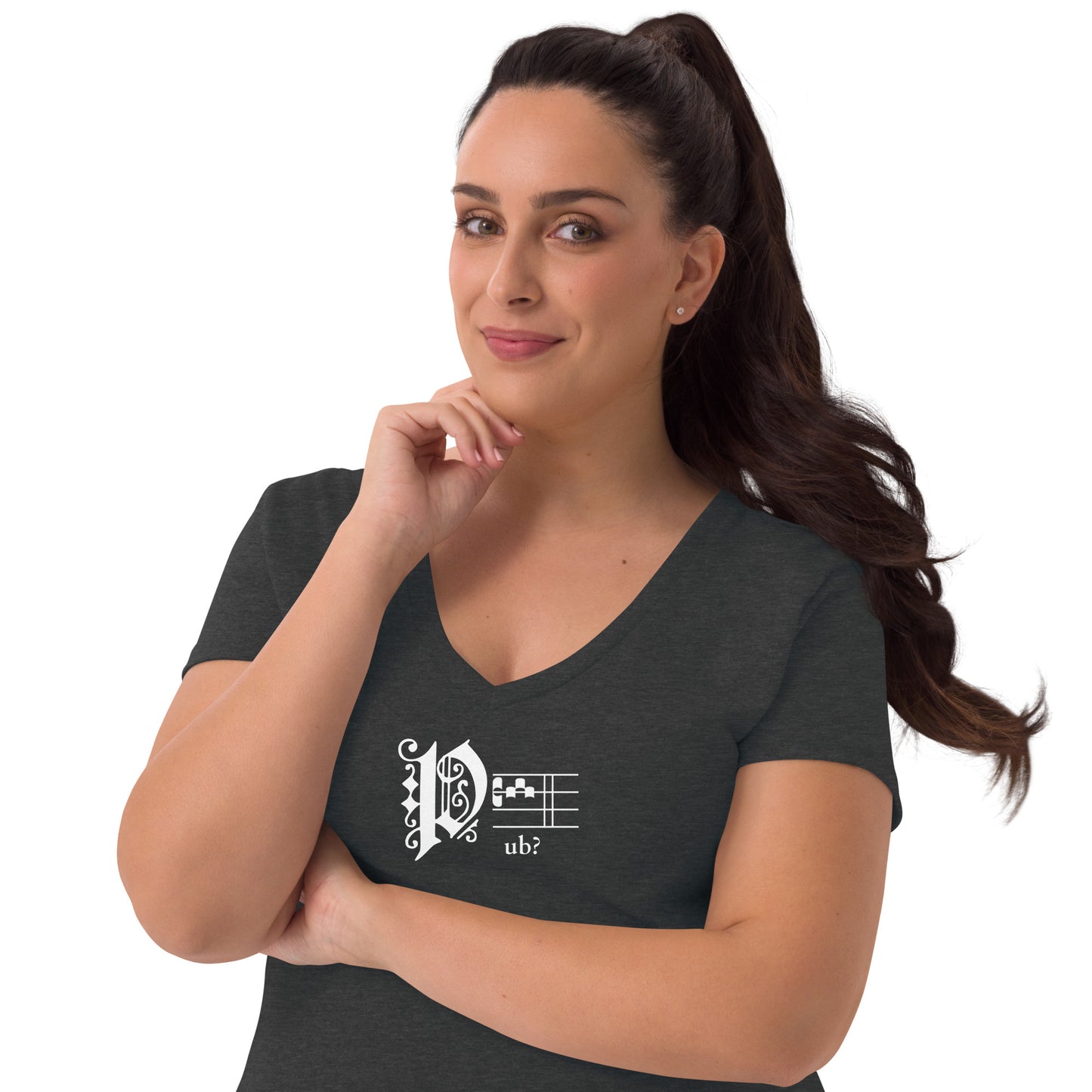 Pub? Women's V-neck T-Shirt