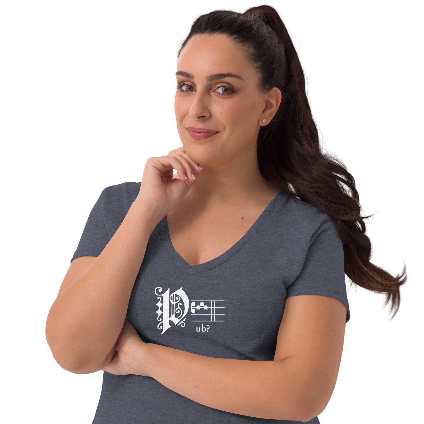 Pub? Women's V-neck T-Shirt