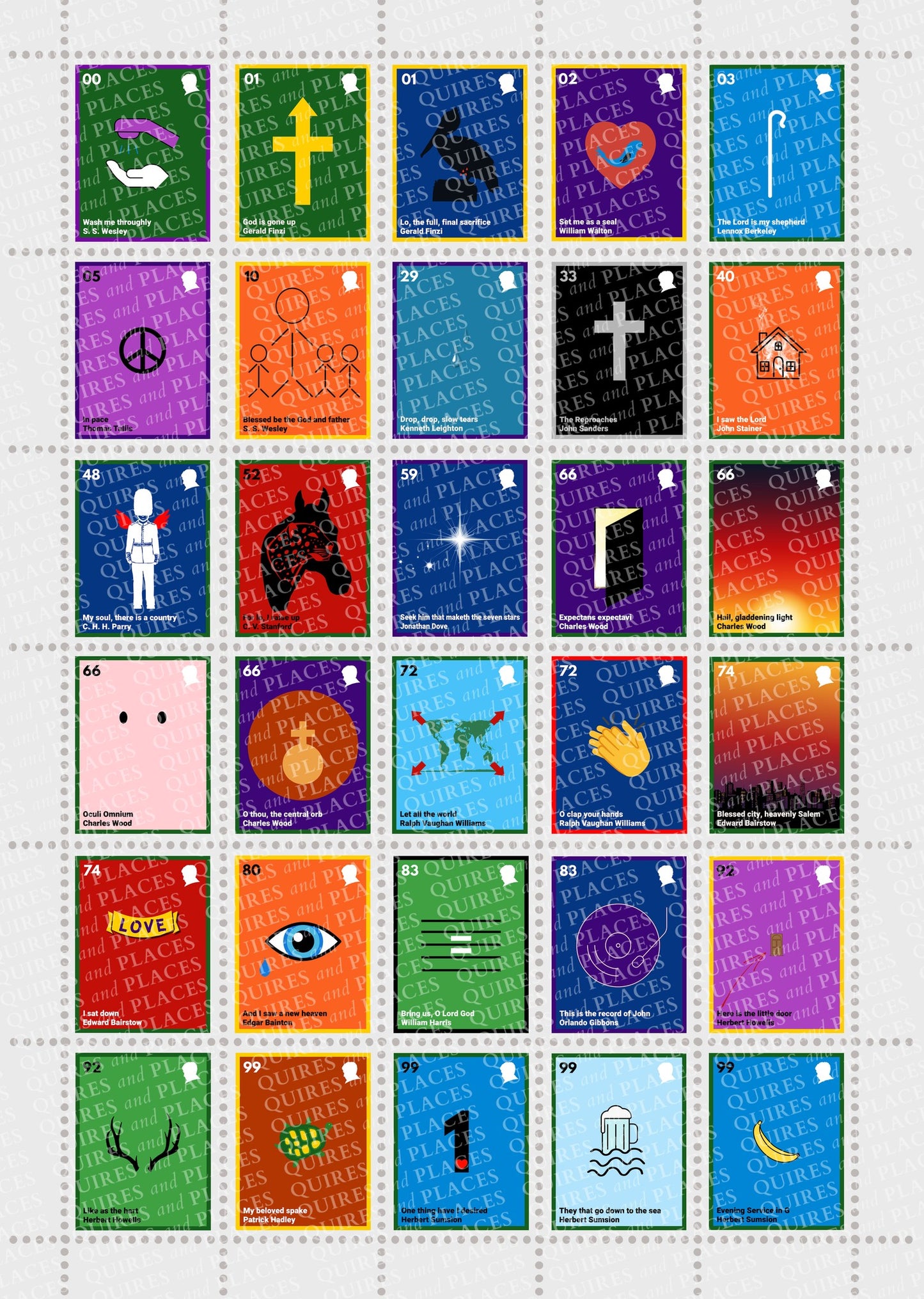 Choral Music Posters (A3)