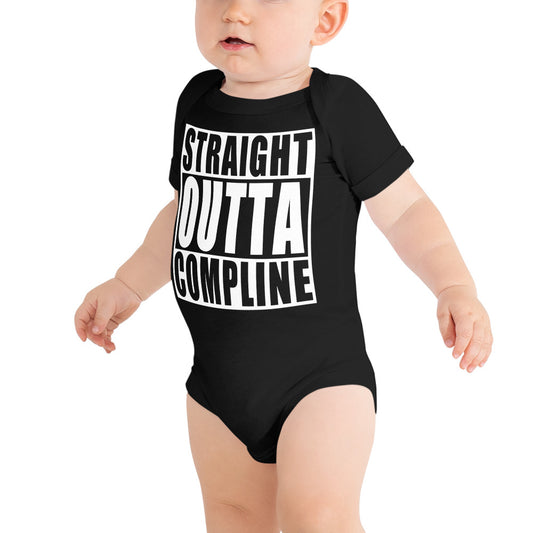 Straight Outta Compline - Baby one piece