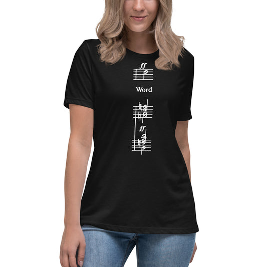 Word - Christmas Women's Relaxed T-Shirt